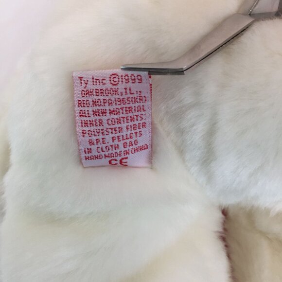 Ty Beanie Buddy Snowboy Plush 14" Snowman Christmas Red Hat Scarf Vintage 1999 - Picture 8 of 9